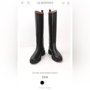 12 storeez new never been worn boots! Size 40